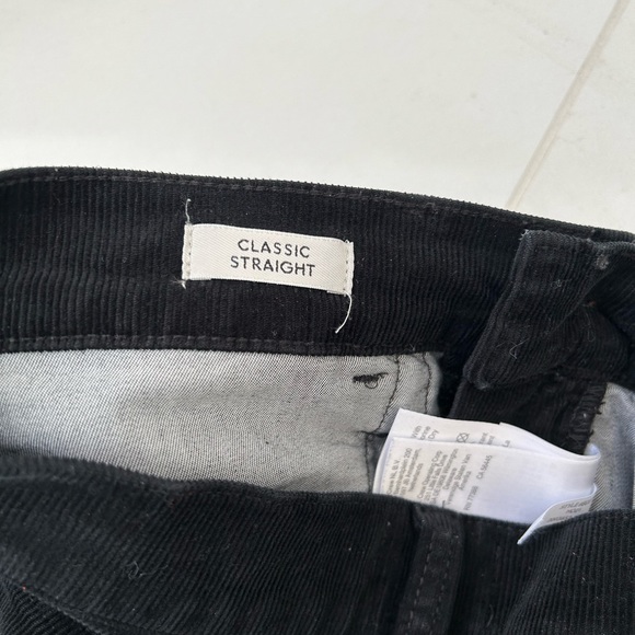 J. Crew Black Corduroy Pants. High-rise '90s classic straight corduroy. - Picture 4 of 5